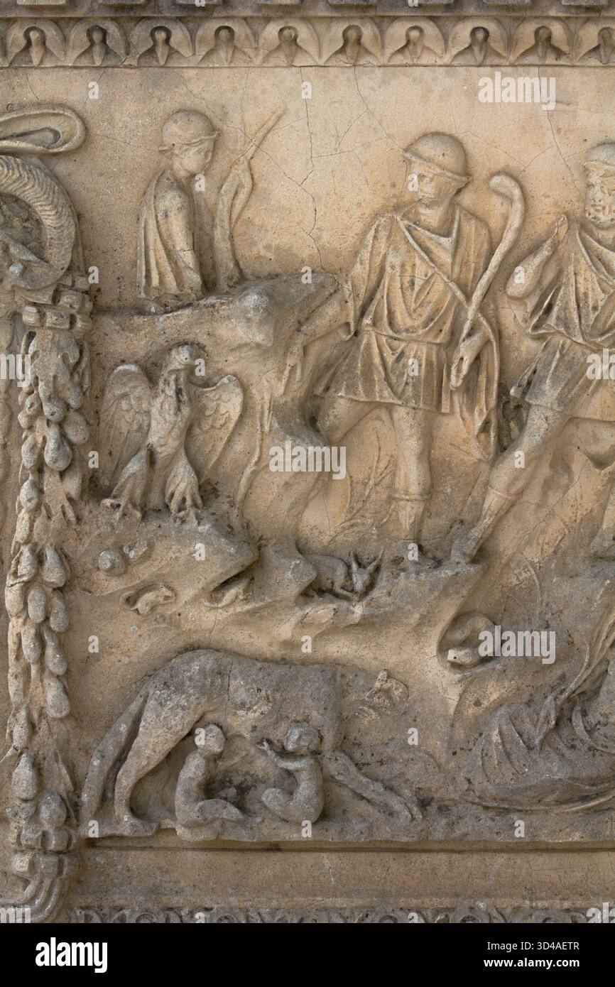Altar of romulus and remus,ostia hi-res stock photography and