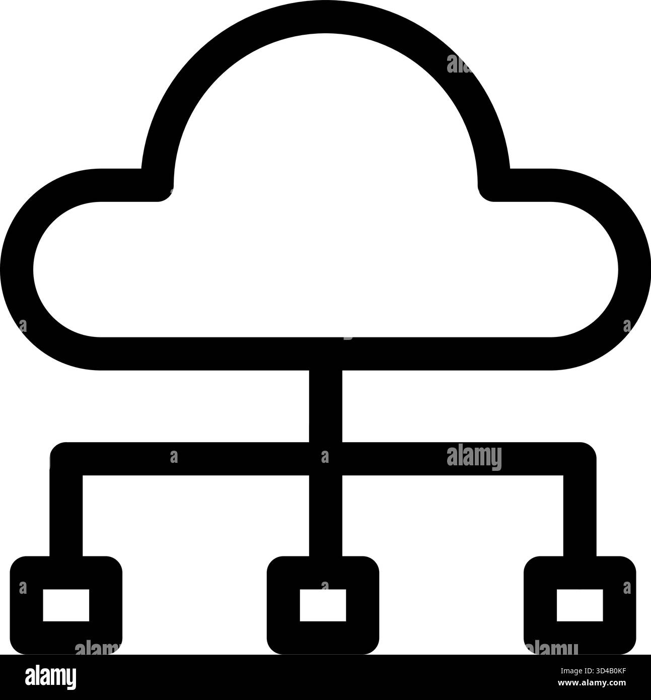 Multiple devices connected Cut Out Stock Images & Pictures - Alamy