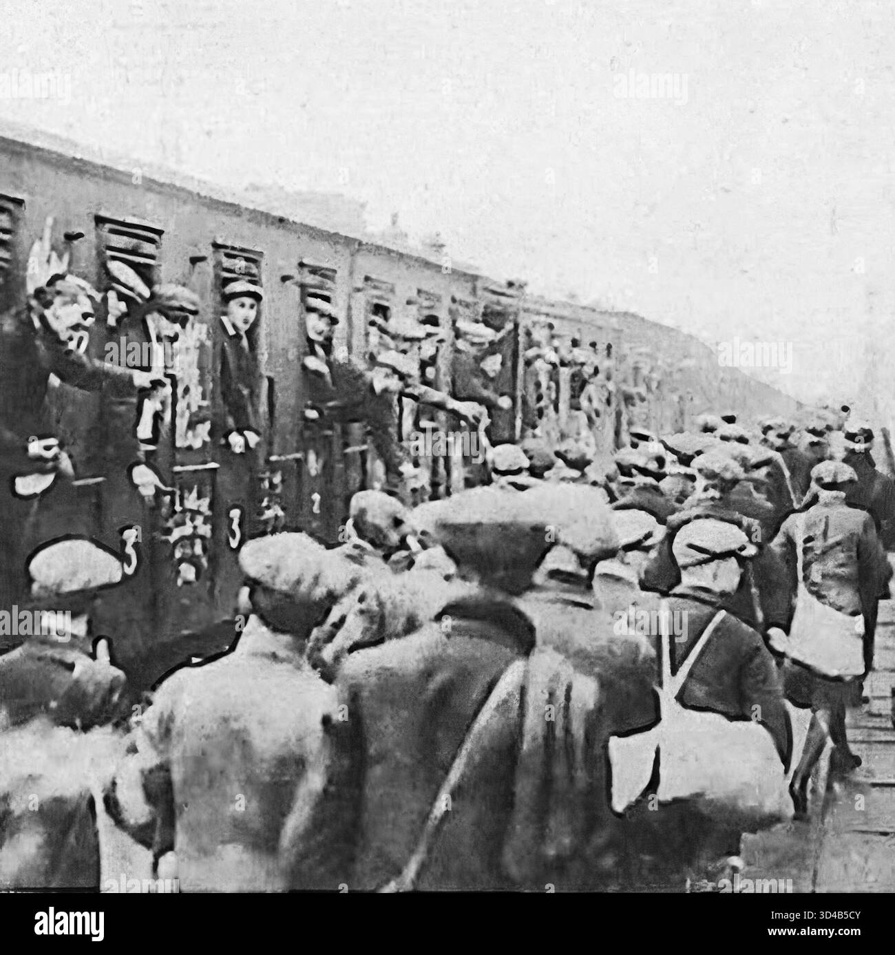 Published in Le Miroir, 23 January 1916, this scene shows new French ...