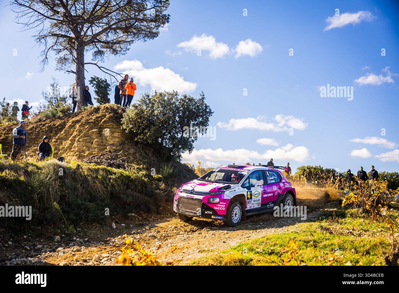 04 RUMEAU Sarah, AMBLARD Julie, Citroën C3 Rally2, action during the ...