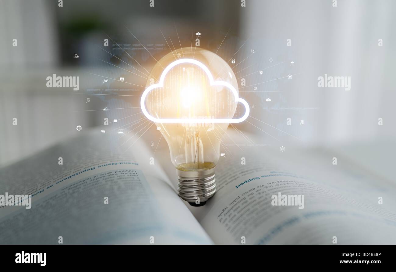 Cloud computing enables digital growth with secure data storage, scalable infrastructure, and strategic cloud-based business solutions. Latch Stock Photo