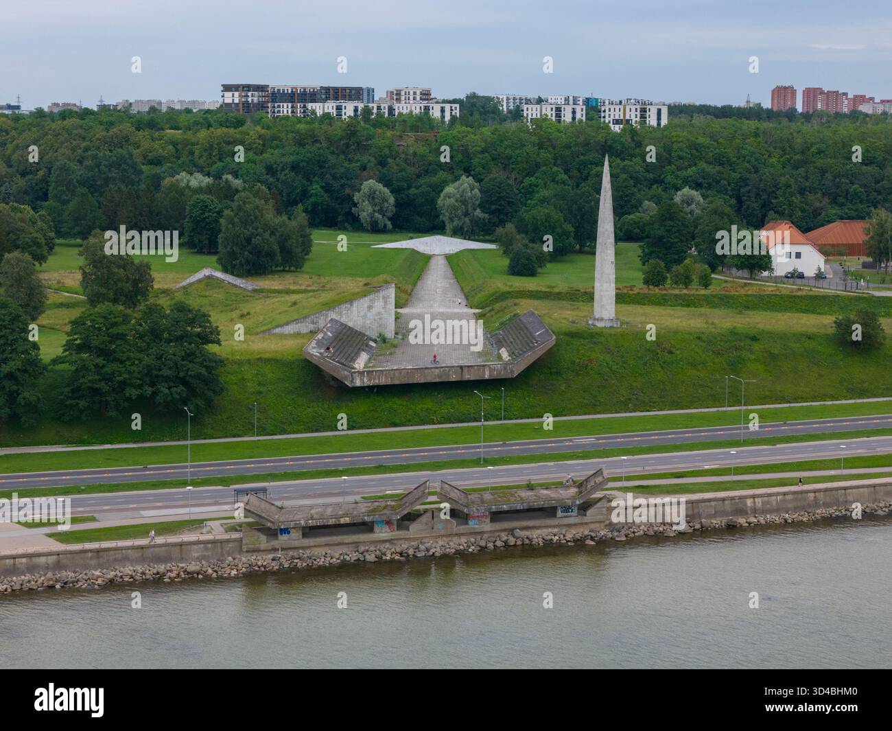 Maarjamäe memorial in Tallinn, Estonia Stock Photo