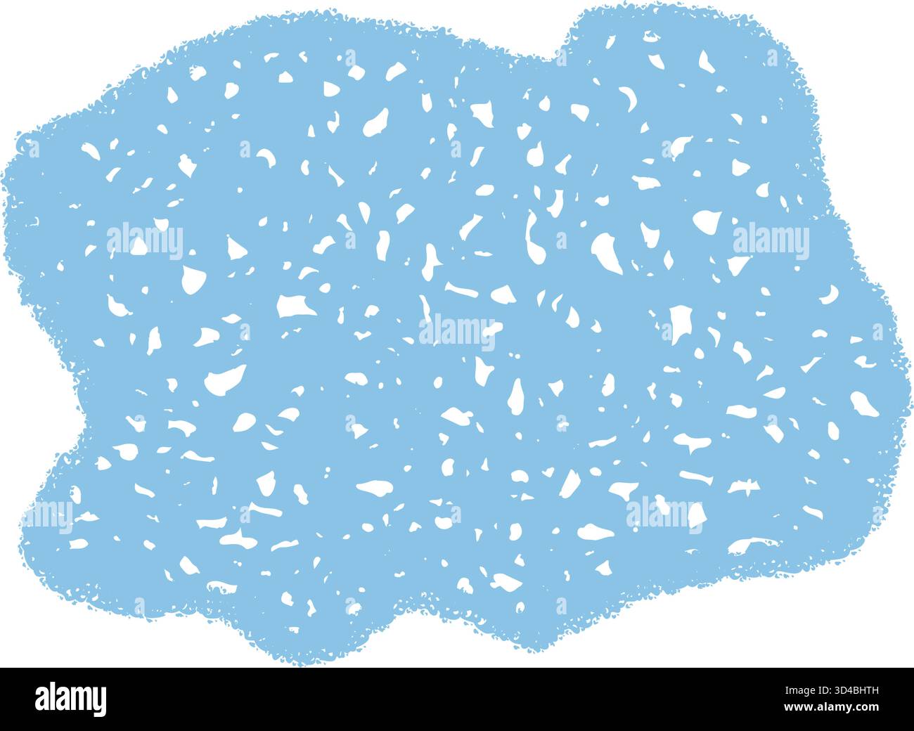 Fluid Chalk Squiggle Quote Frame Sketch Stock Vector