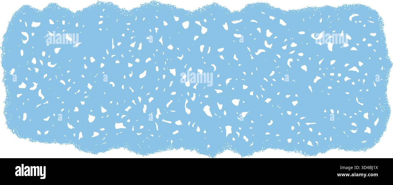 Blue Scribble Crayon Rectangle Quote Frame Stock Vector