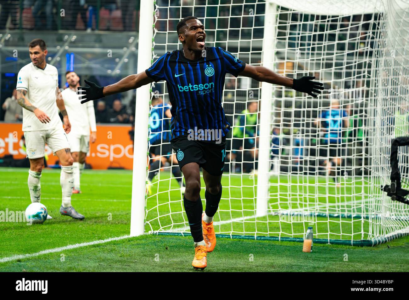 Ange-Yoan Bonny (FC Inter) celebrates the goal during the Italian ...