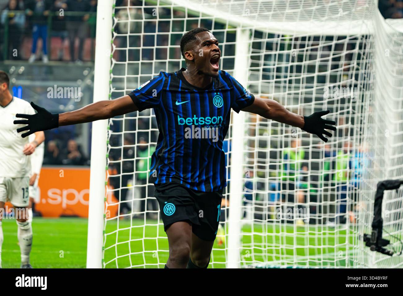 Ange-Yoan Bonny (FC Inter) celebrates the goal during the Italian ...
