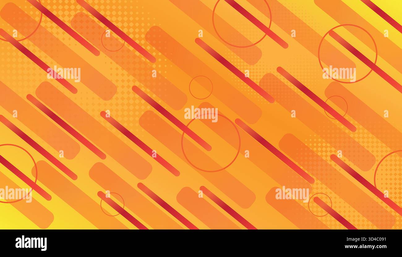 Colorful abstract background with different geometric patterns Stock Vector