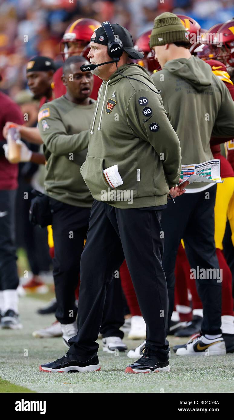 Nov 9, 2025: Washington Commanders Head Coach Dan Quinn during the ...