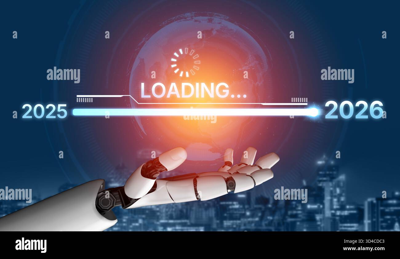 2025 2026 year transition hi-res stock photography and images - Alamy