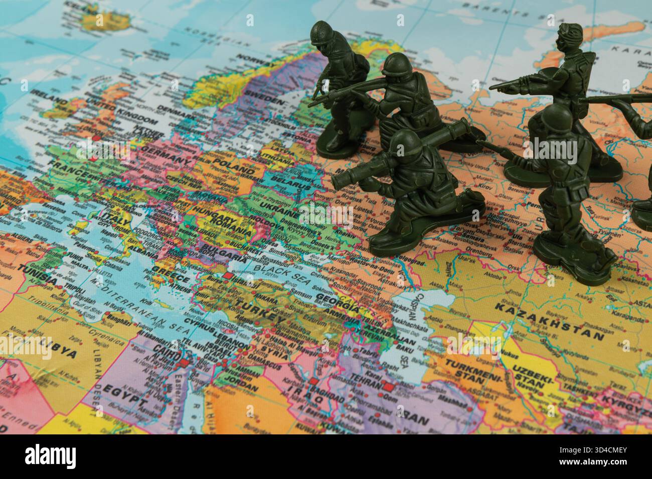 Detailed world map military hi-res stock photography and images - Alamy