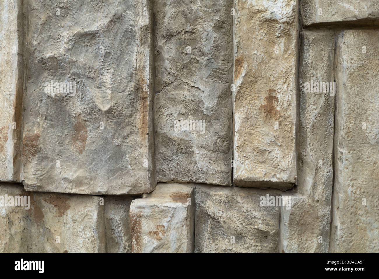 Decorative artificial stone wall texture. High quality photo Stock Photo