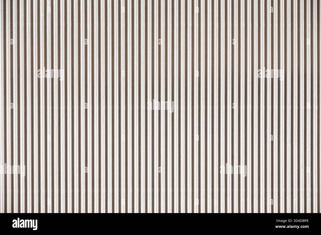 White paper corrugated sheet board surface. Stock Photo