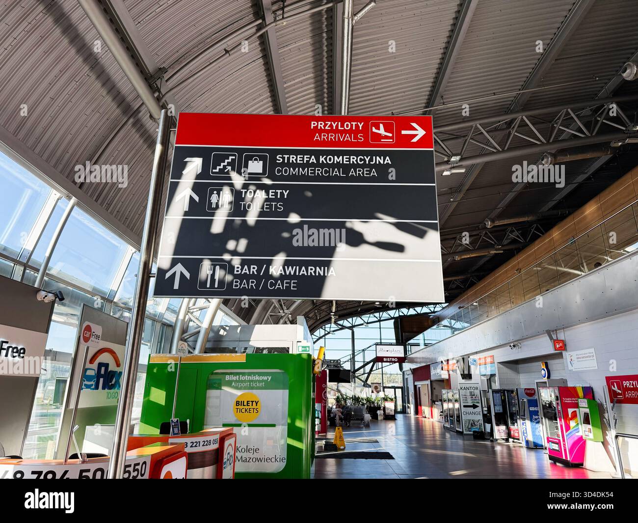 Nowy Dwor Mazowiecki, Poland - October 22, 2025: Spacious Warsaw Modlin ...