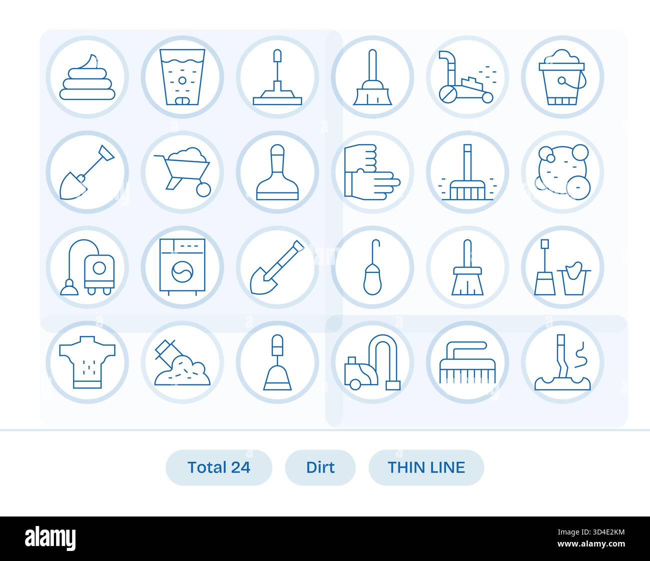 Bring ideas to life with 24 Thin Line icons inspired by Dirt, optimized ...