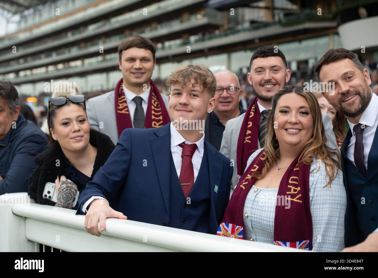 Ascot champions day racegoers hi-res stock photography and images - Alamy