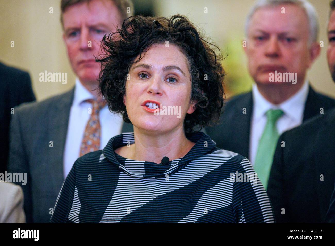 SDLP Leader Claire Hanna MP With The Party MLA s Speaks To The Media sdlp-leader-claire-hanna-mp-with-the-party-mla-s-speaks-to-the-media