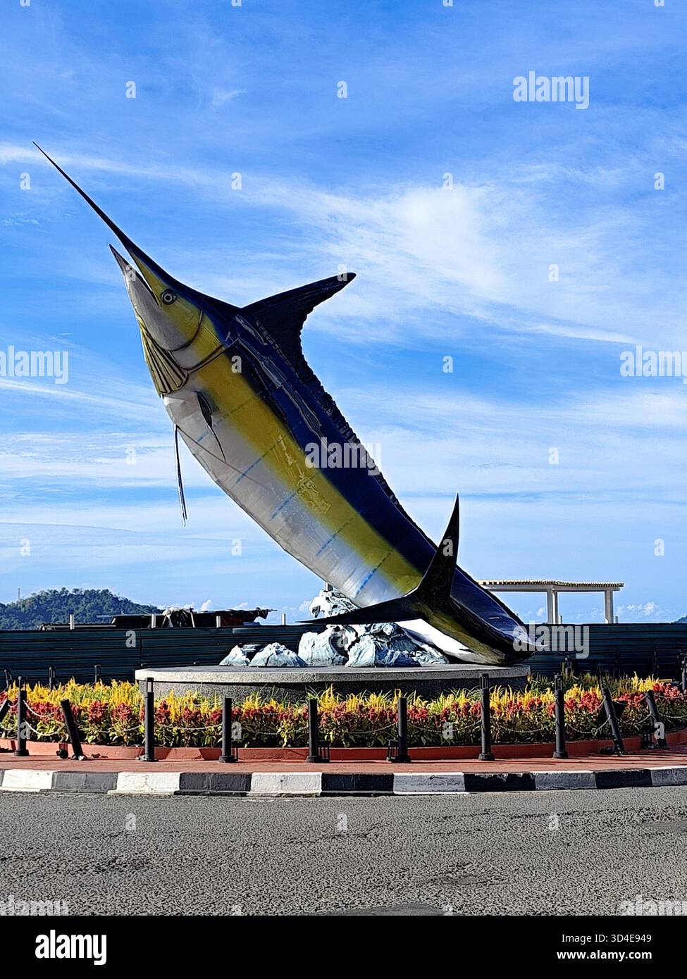 Marlin fish statue in Kota Kinabalu, Borneo Stock Photo - Alamy