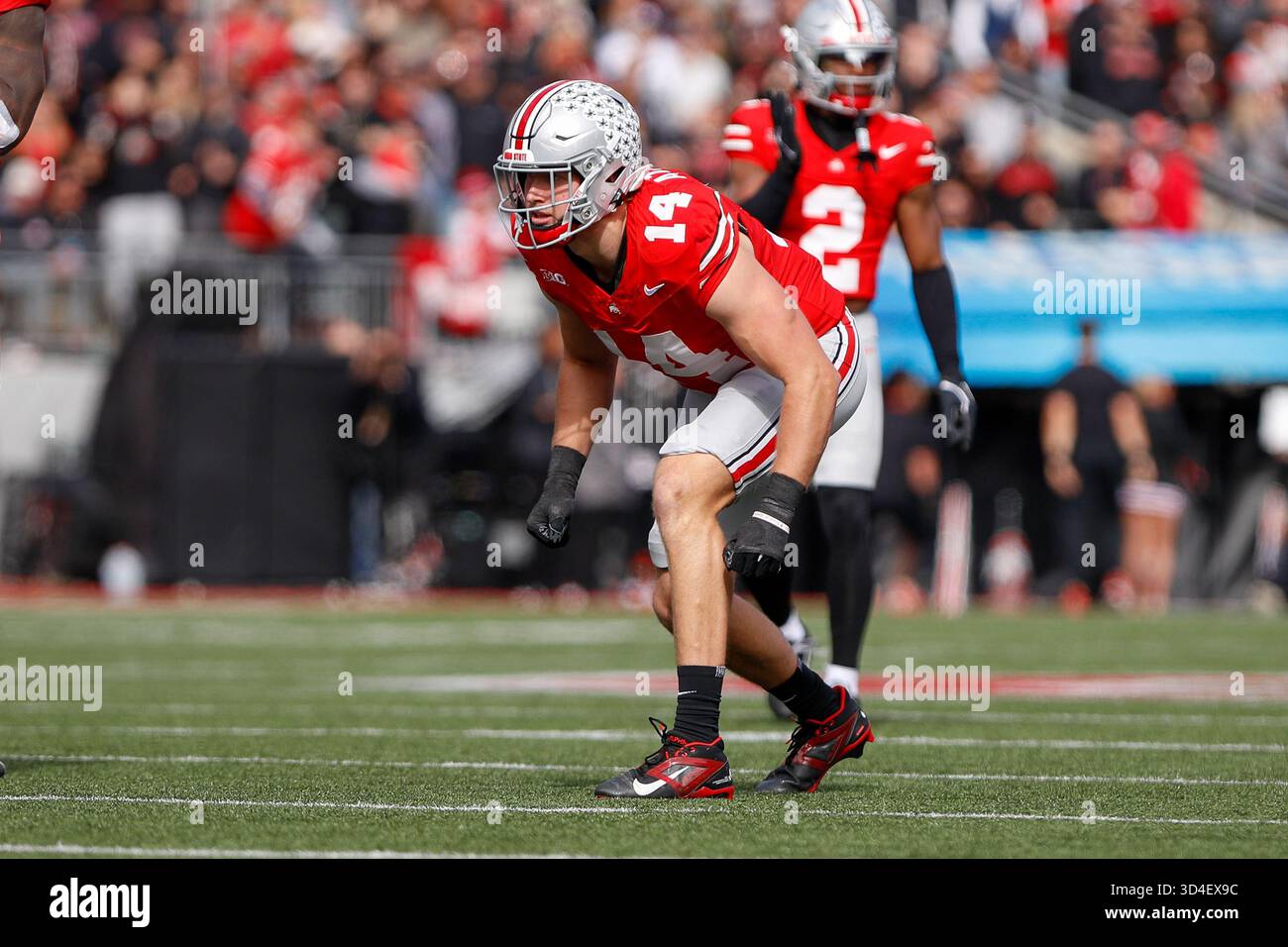 COLUMBUS, OH - NOVEMBER 01: Ohio State Buckeyes defensive lineman Beau ...