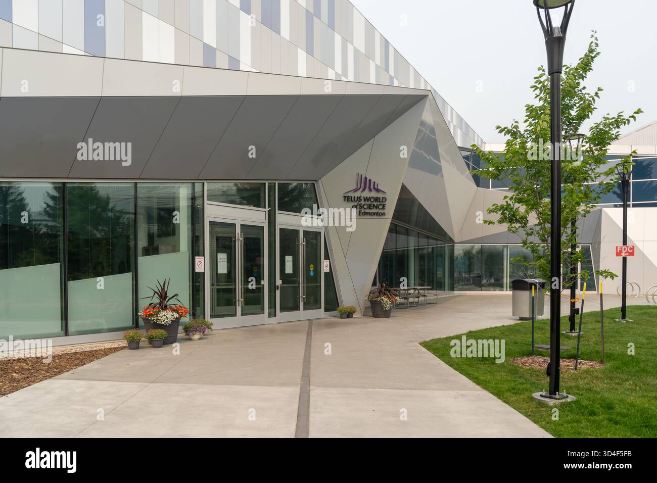 Telus World of Science in Edmonton, Alberta, Canada, on July 14, 2023. Telus World of Science Edmonton is a broad-based science centre in Edmonton ope Stock Photo