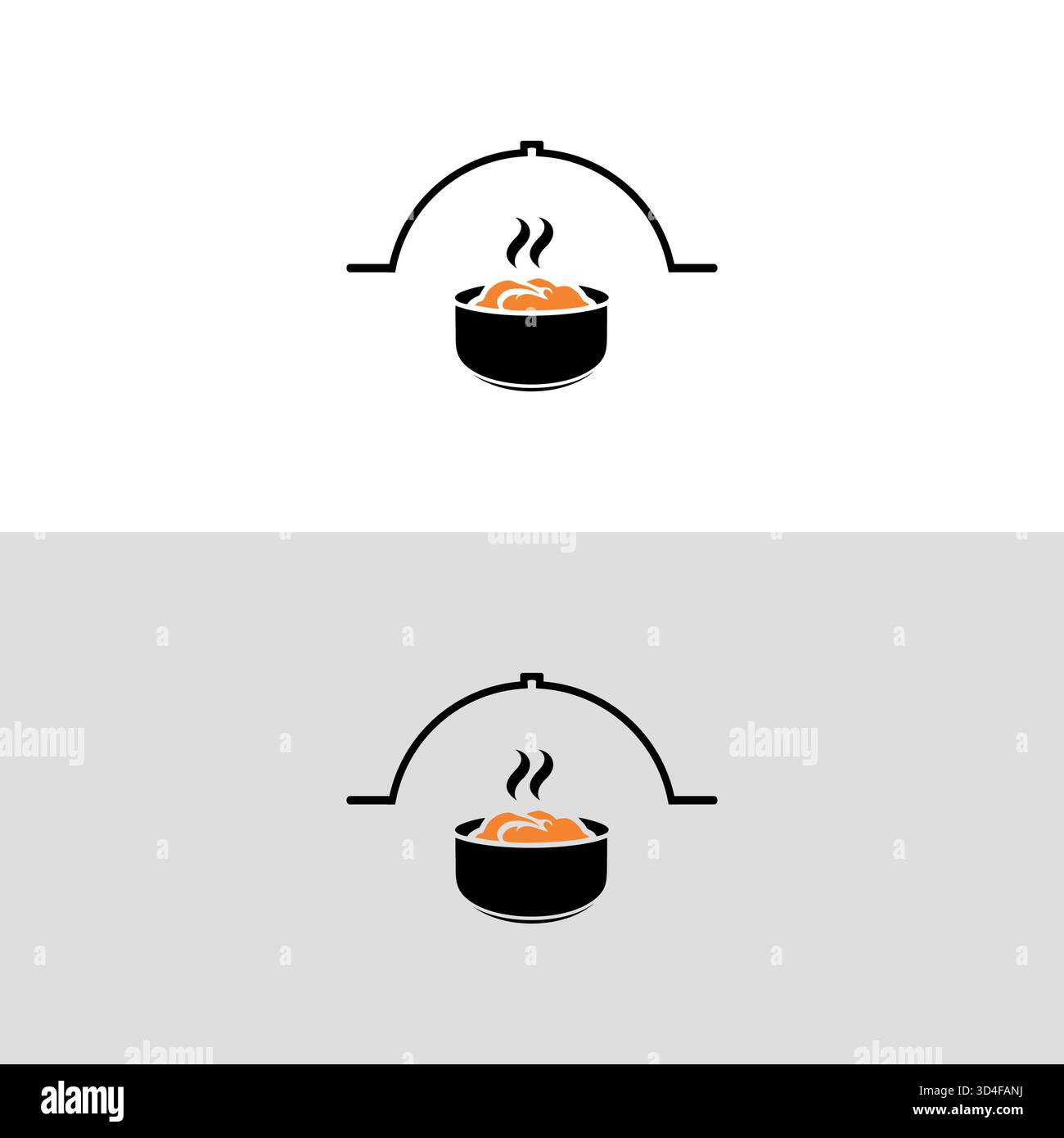 modern hot fast food restaurant Stock Vector