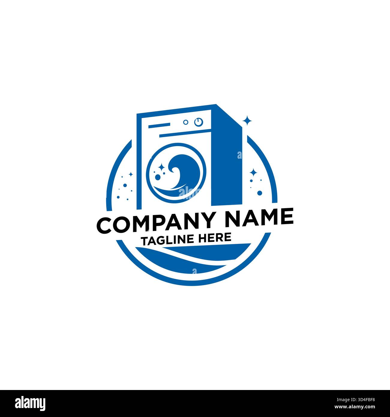 24-hour washing machine Stock Vector