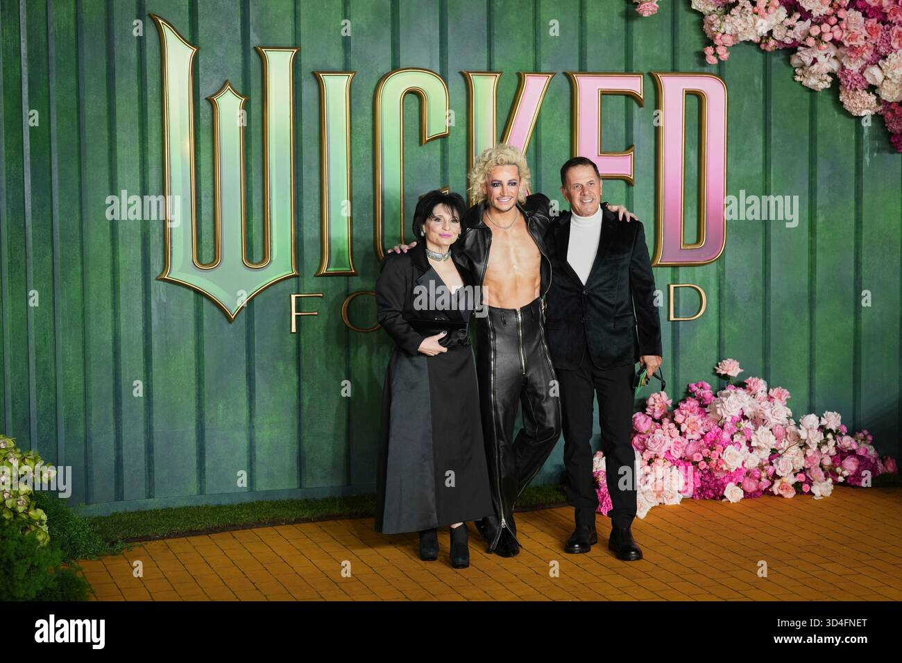 Joan Grande, from left, Frankie Grande and Edward Butera pose for ...