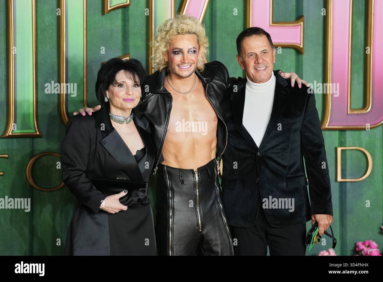 Joan Grande, from left, Frankie Grande and Edward Butera pose for ...
