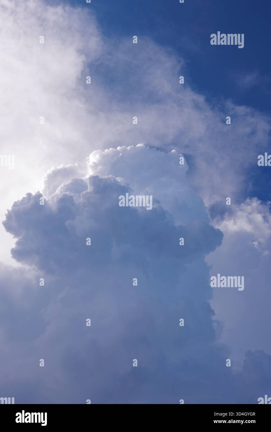 Cumulus congestus  ( towering cumulus ) cloud forming Stock Photo
