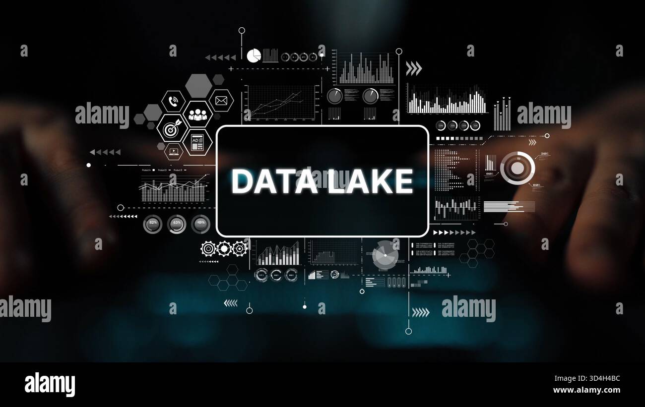 Digital concept data lake storage hi-res stock photography and images ...