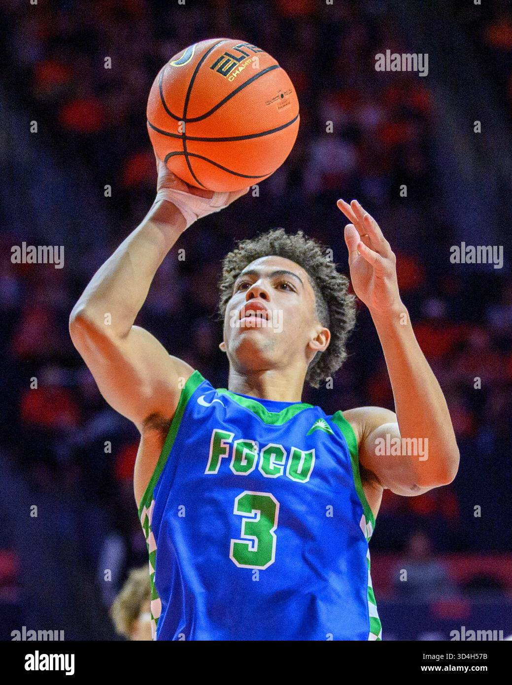 Florida Gulf Coast #39 s Gabe Tanner shoots during an NCAA college
