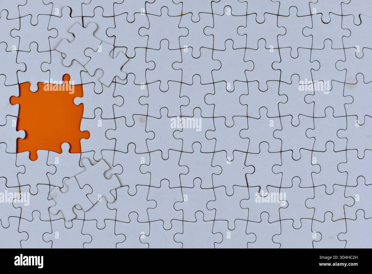 Missing puzzle piece highlights incompleteness, emphasizing how one ...