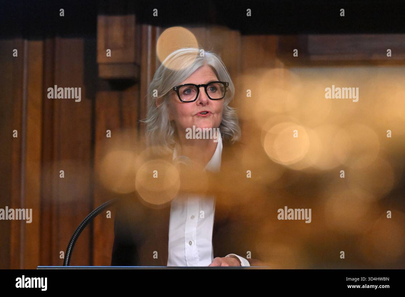 Governor-General Sam Mostyn speaks at an event marking the 50th ...