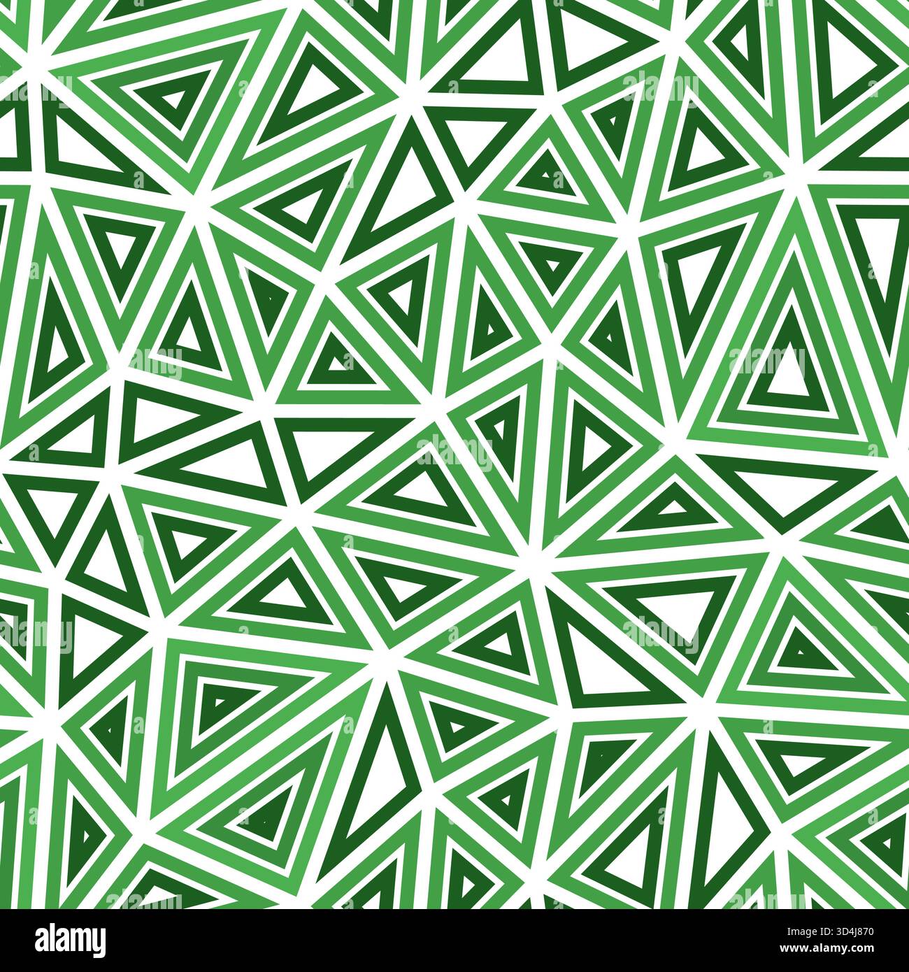 Tileable abstract background. Large triangle size. Multiple repeated inner triangles. Single color tone style. Repeatable pattern. Stock Vector