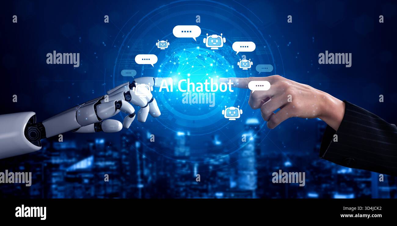 AI Virtual Assistant Artificial Intelligence Chatbot Controlled by ...