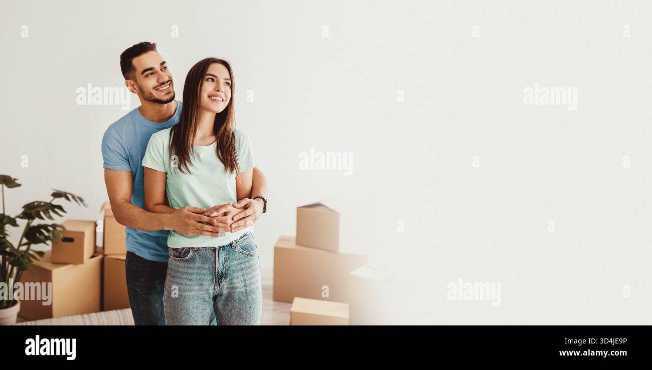 Couple Celebrates Their New Home Together While Surrounded by Moving ...