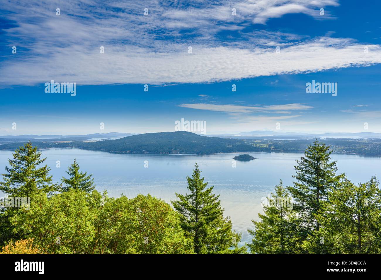 Puget sound san juan islands aerial hi-res stock photography and images ...