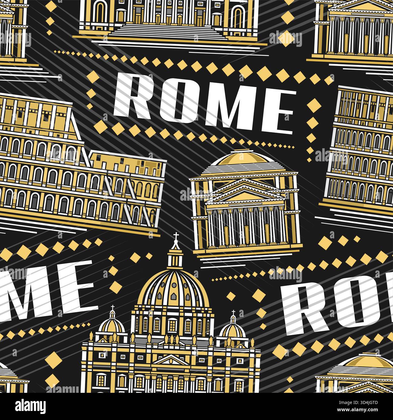 Panteon rome illustration Stock Vector Images - Alamy