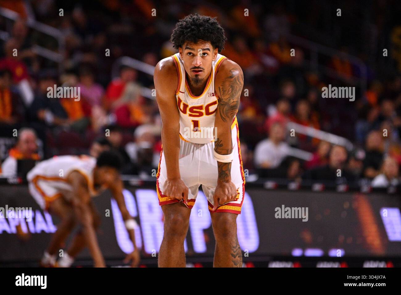 LOS ANGELES, CA - NOVEMBER 09: USC Trojans guard Rodney Rice (1) looks ...