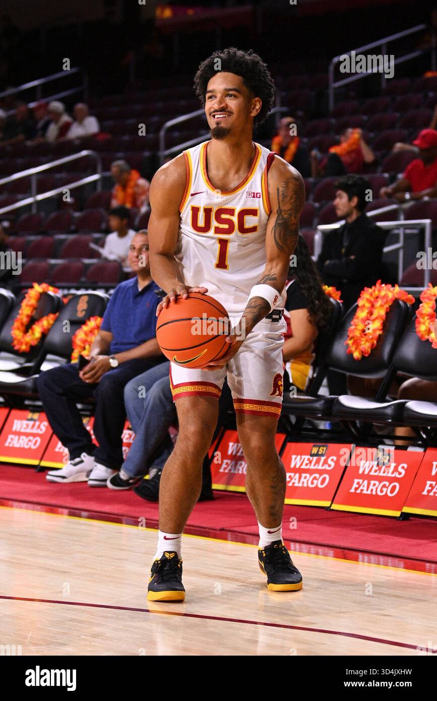 LOS ANGELES, CA - NOVEMBER 09: USC Trojans guard Rodney Rice (1) takes ...