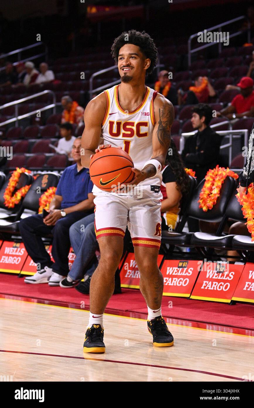 LOS ANGELES, CA - NOVEMBER 09: USC Trojans guard Rodney Rice (1) takes ...
