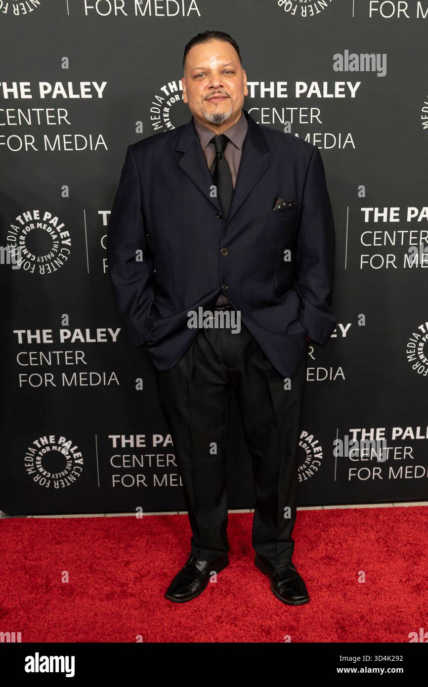 J. Anthony Pena attends the arrivals of “THE PALEY HONORS FALL GALA” at ...