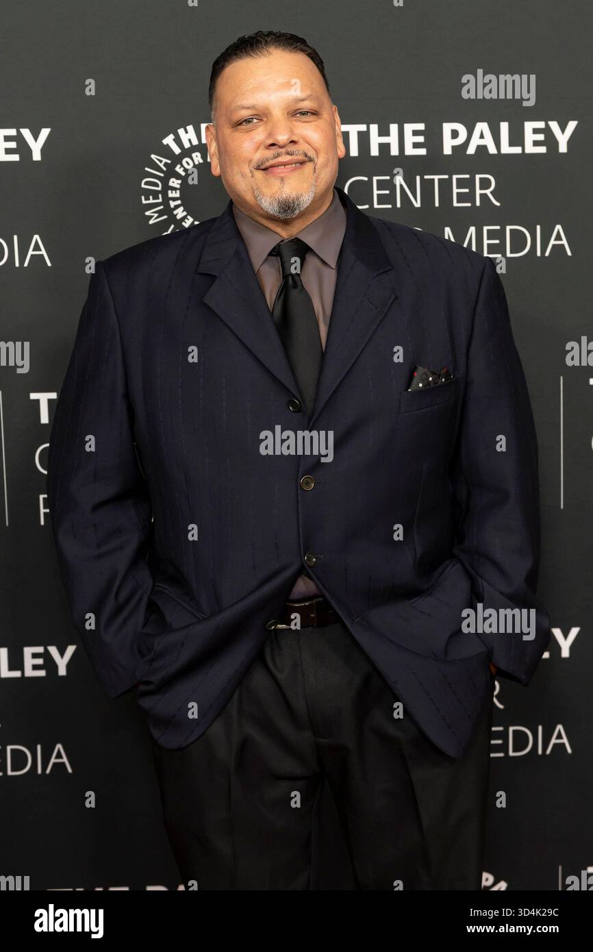 J. Anthony Pena attends the arrivals of “THE PALEY HONORS FALL GALA” at ...
