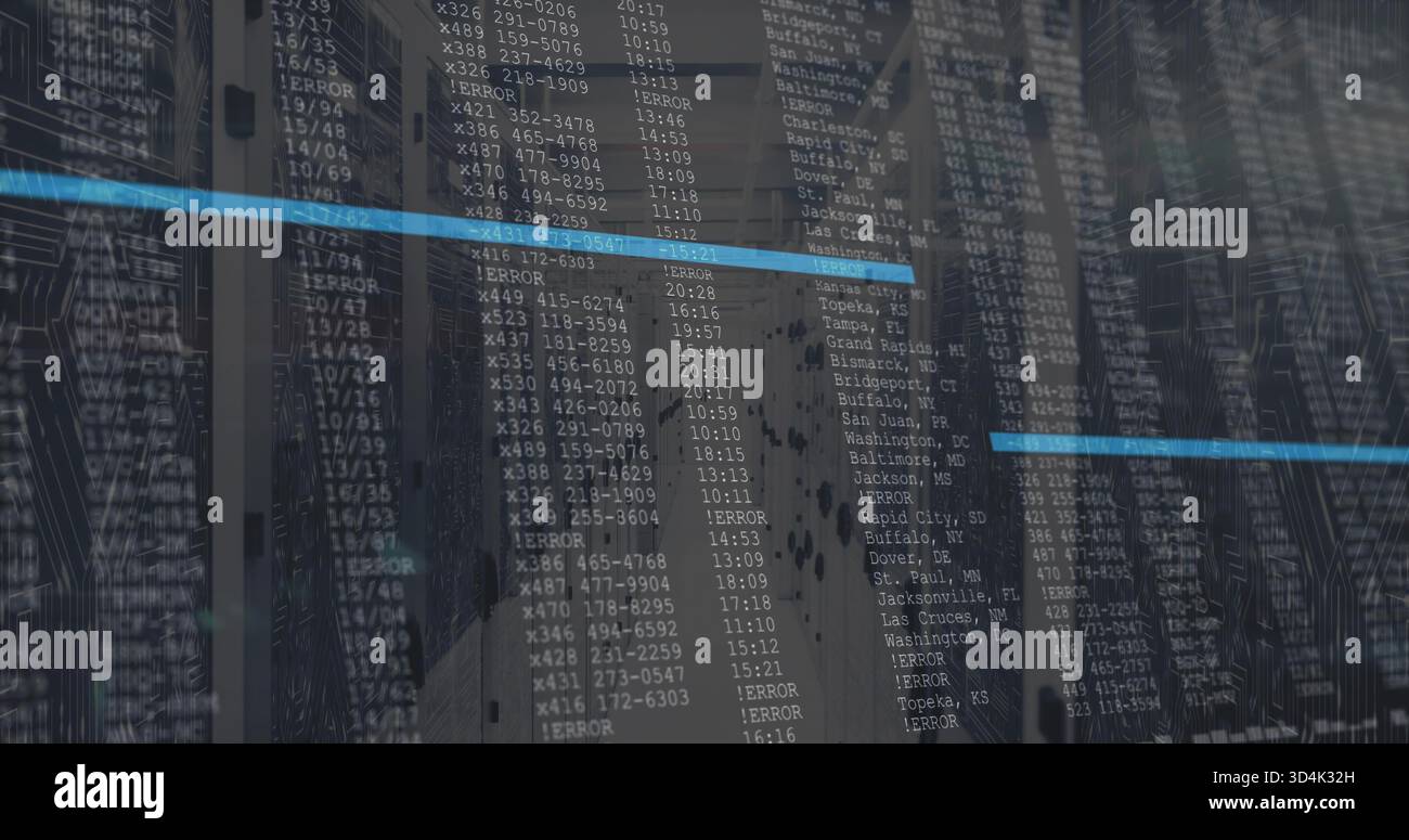 Showing centered server racks hi-res stock photography and images - Alamy