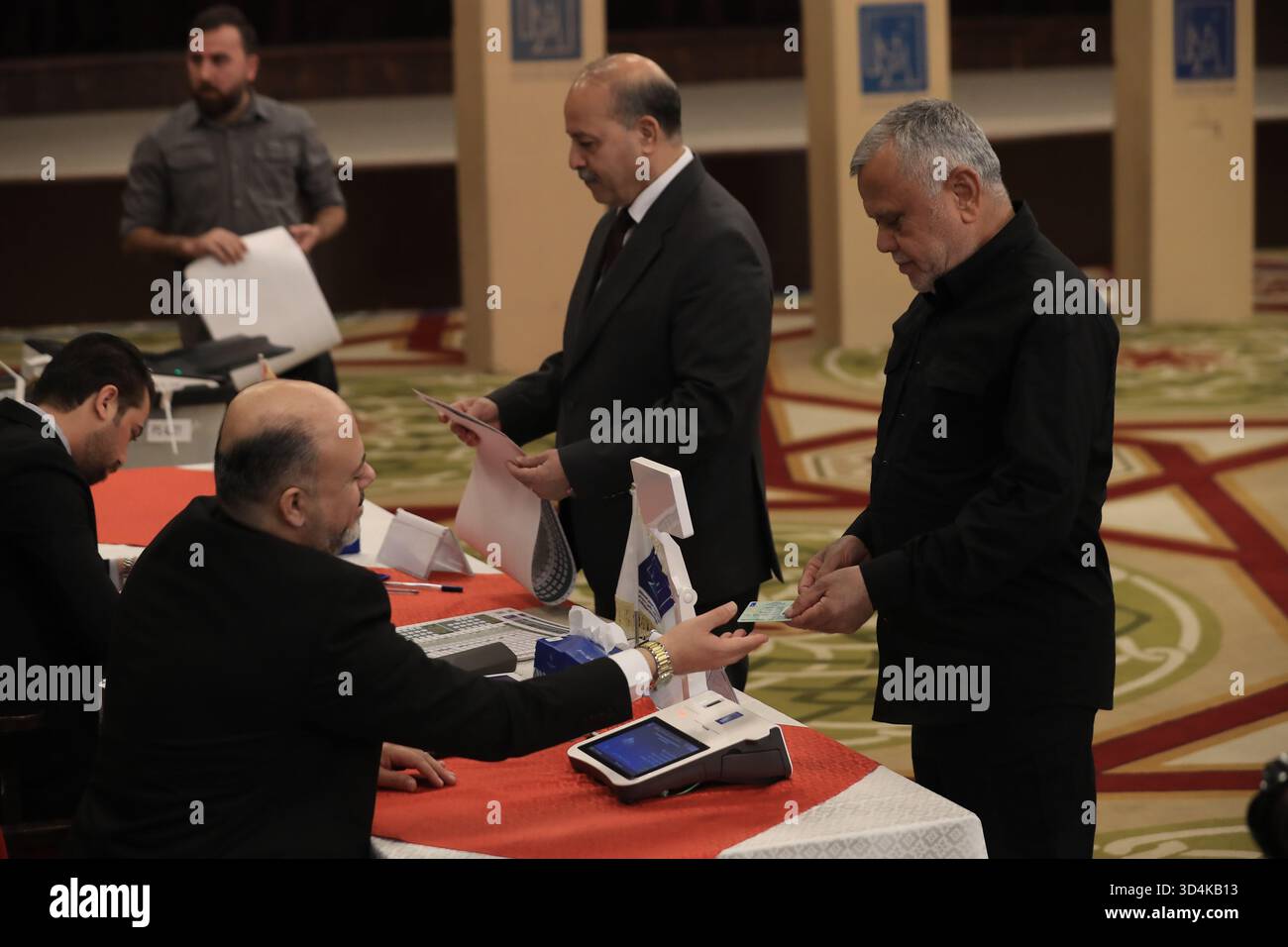 11 November 2025, Iraq, Baghdad: Hadi al-Amiri, Secretary-General of ...