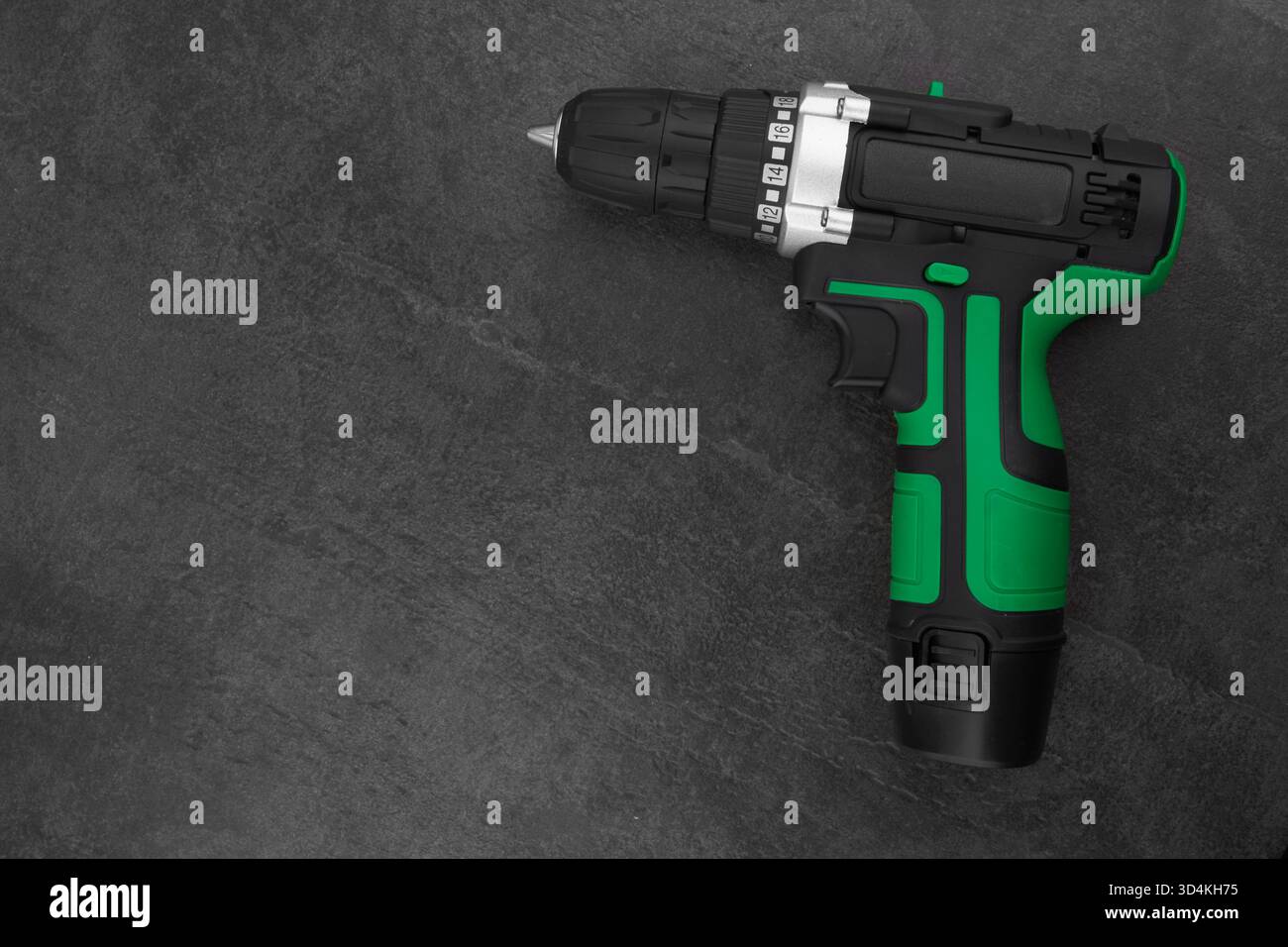 Screwdriver isolated on a black background Stock Photo