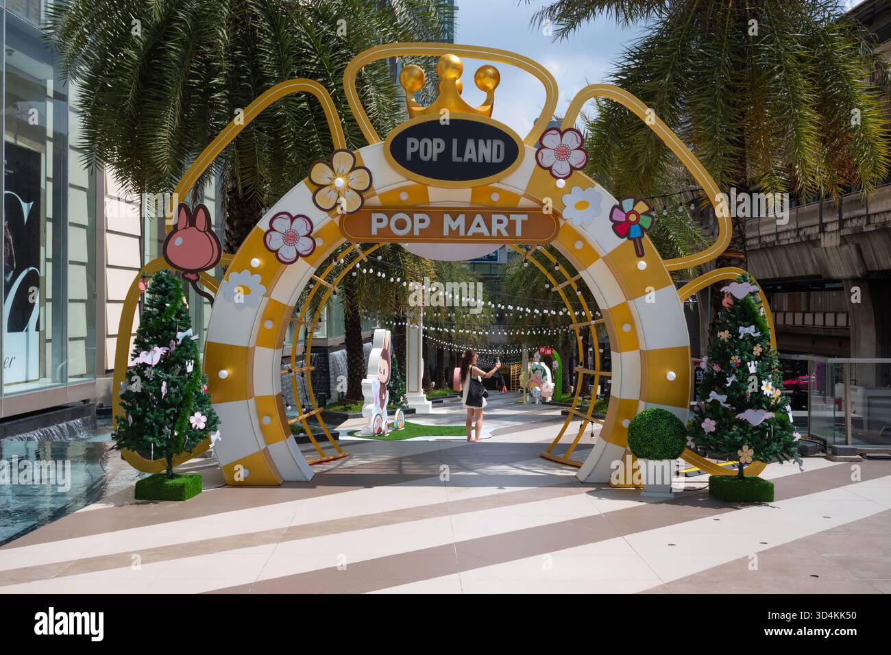 Pop Land Fall The archway of Pop Land seen during the Pop Land Exclusive Festive. The ...