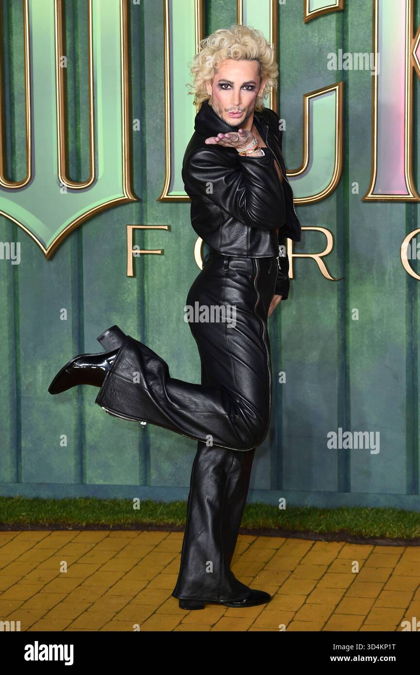 Frankie Grande bei der Europapremiere des Kinofilms Wicked: For Good ...