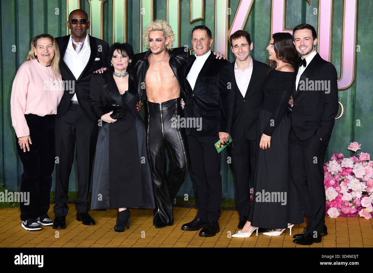 Joan Grande, Frankie Grande, Ed Butera, Michael Benaroya, and guests at ...