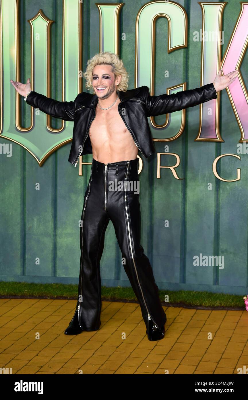 Frankie Grande at the European premiere of the feature film 'Wicked ...