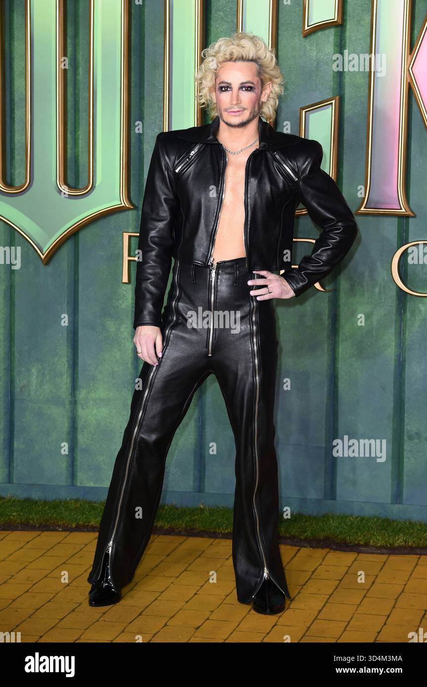 Frankie Grande at the European premiere of the feature film 'Wicked ...